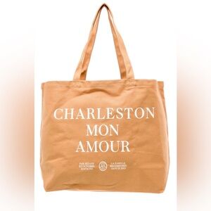 Sezane Canvas tote bag. 
Charleston Mon Amour